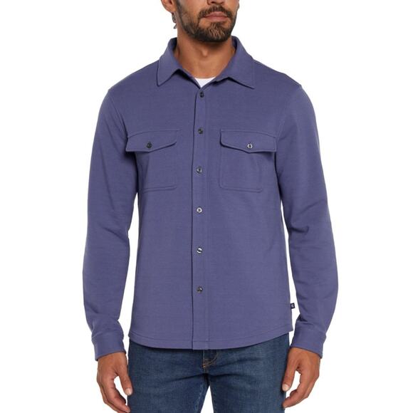 GAP Men’s Longsleeve Knit Jacket Relaxed Fit Collared Button Down Size XL - Picture 1 of 8